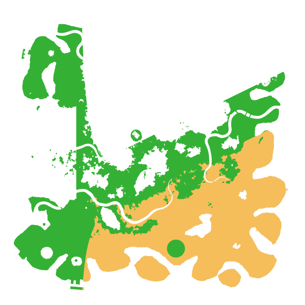 Biome Rust Map: Procedural Map, Size: 4500, Seed: 537038101