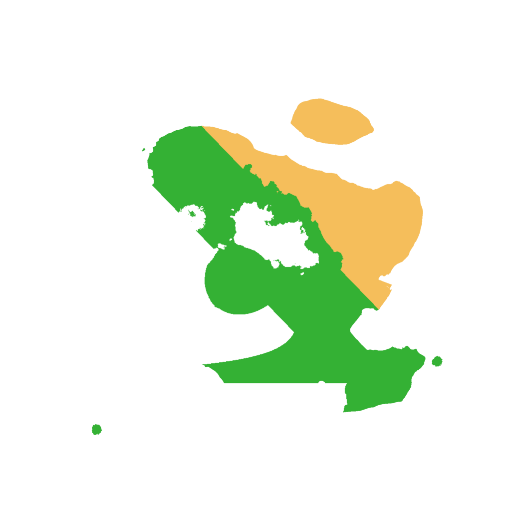 Biome Rust Map: Procedural Map, Size: 2000, Seed: 832315867
