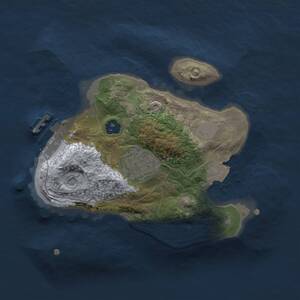Thumbnail Rust Map: Procedural Map, Size: 2000, Seed: 832315867, 4 Monuments