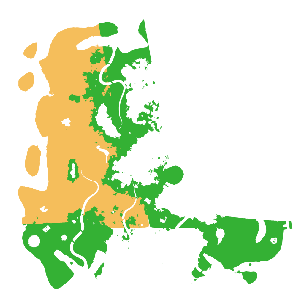 Biome Rust Map: Procedural Map, Size: 4500, Seed: 702657305