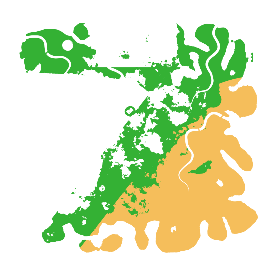 Biome Rust Map: Procedural Map, Size: 4500, Seed: 1050112717
