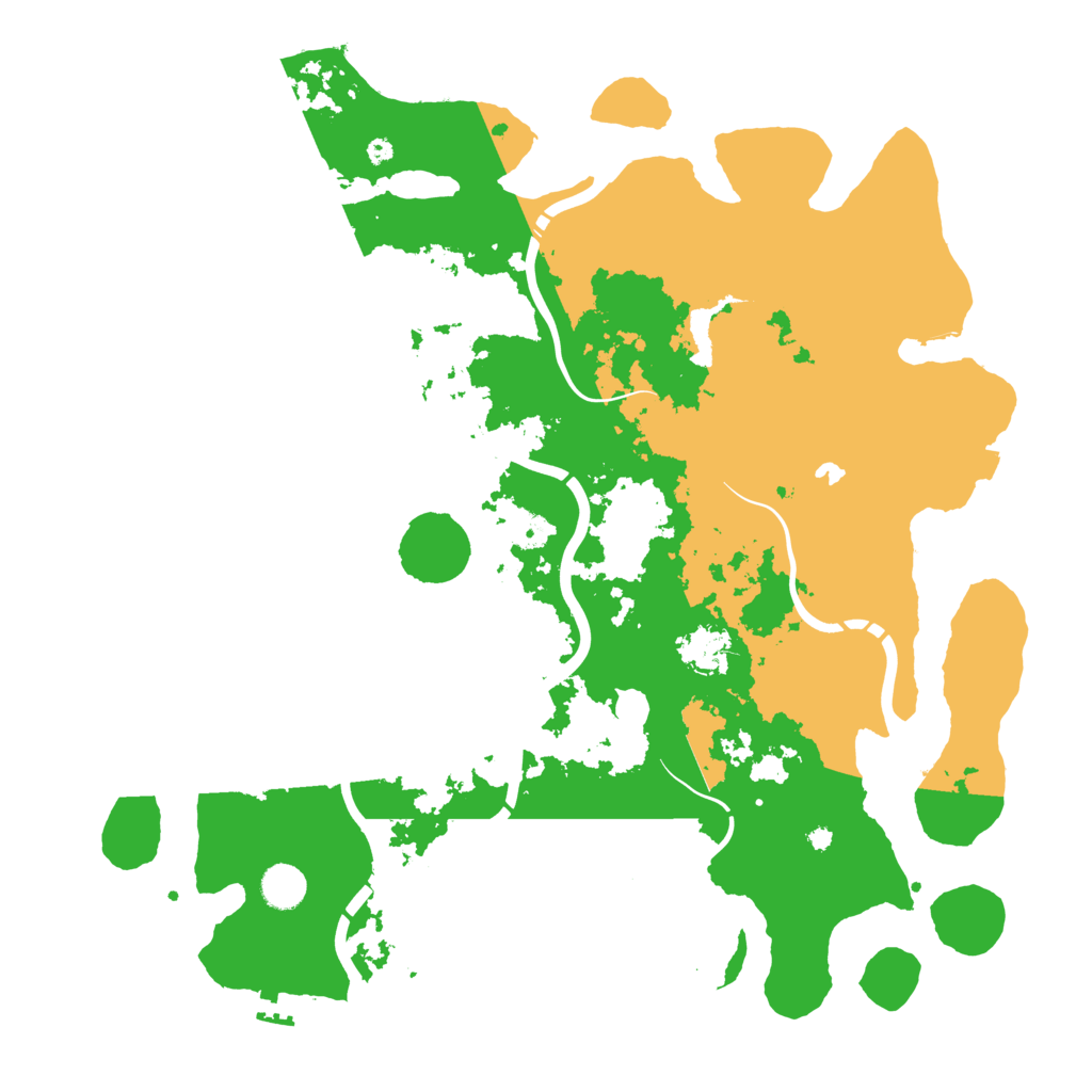 Biome Rust Map: Procedural Map, Size: 4300, Seed: 249810558