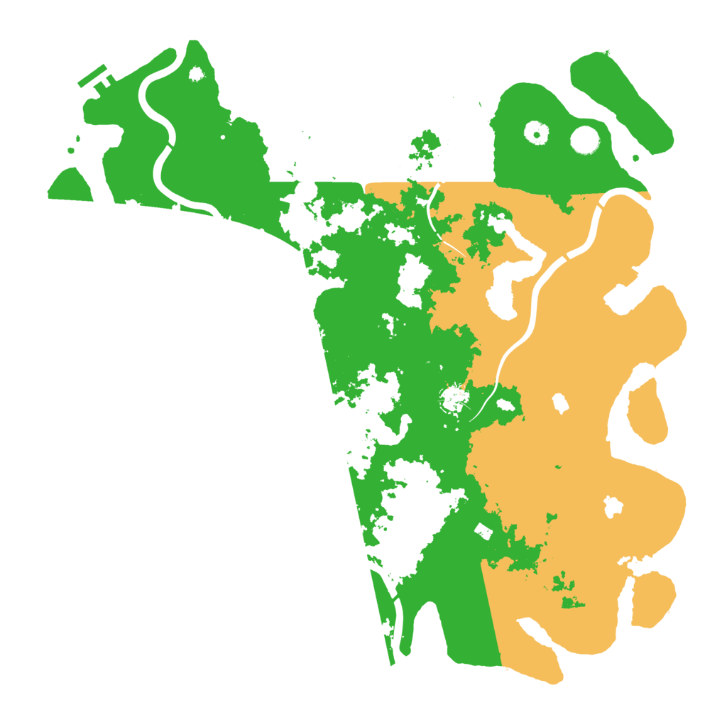 Biome Rust Map: Procedural Map, Size: 4500, Seed: 191690431