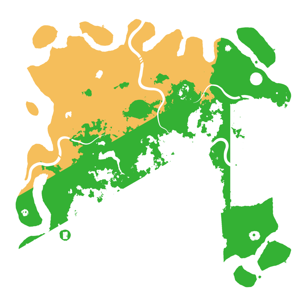 Biome Rust Map: Procedural Map, Size: 4500, Seed: 841073298