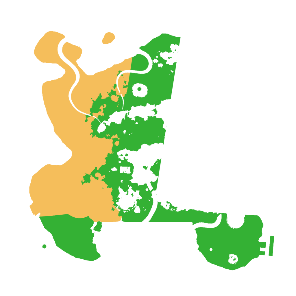 Biome Rust Map: Procedural Map, Size: 3000, Seed: 962690239
