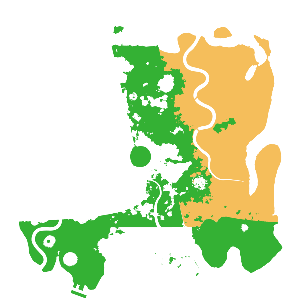 Biome Rust Map: Procedural Map, Size: 3850, Seed: 241750941