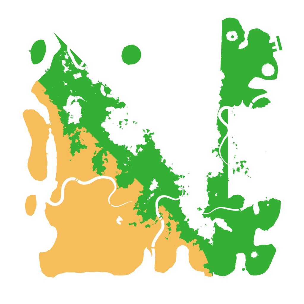 Biome Rust Map: Procedural Map, Size: 4250, Seed: 2076174587