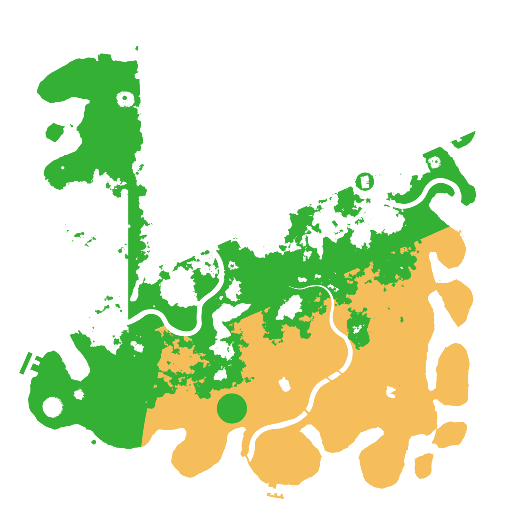 Biome Rust Map: Procedural Map, Size: 4500, Seed: 2115016178