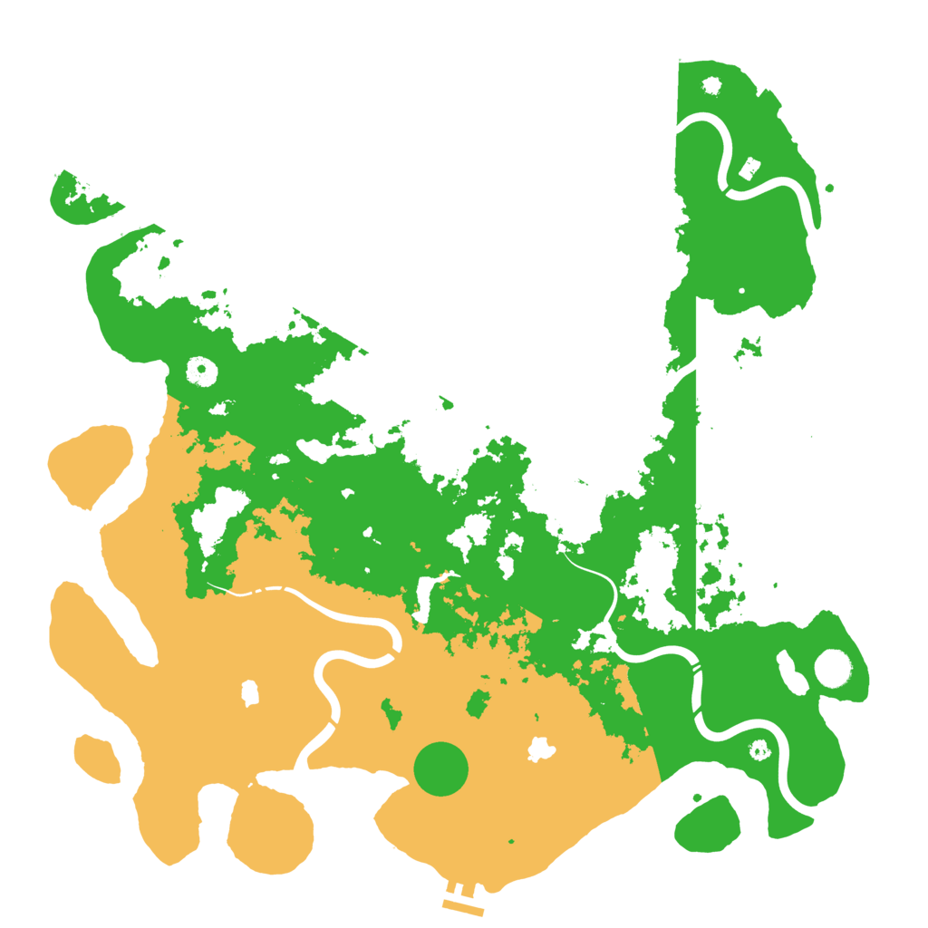 Biome Rust Map: Procedural Map, Size: 4500, Seed: 1961063652