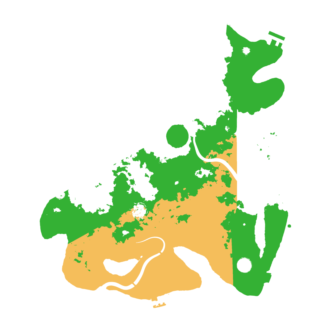 Biome Rust Map: Procedural Map, Size: 3750, Seed: 841964765