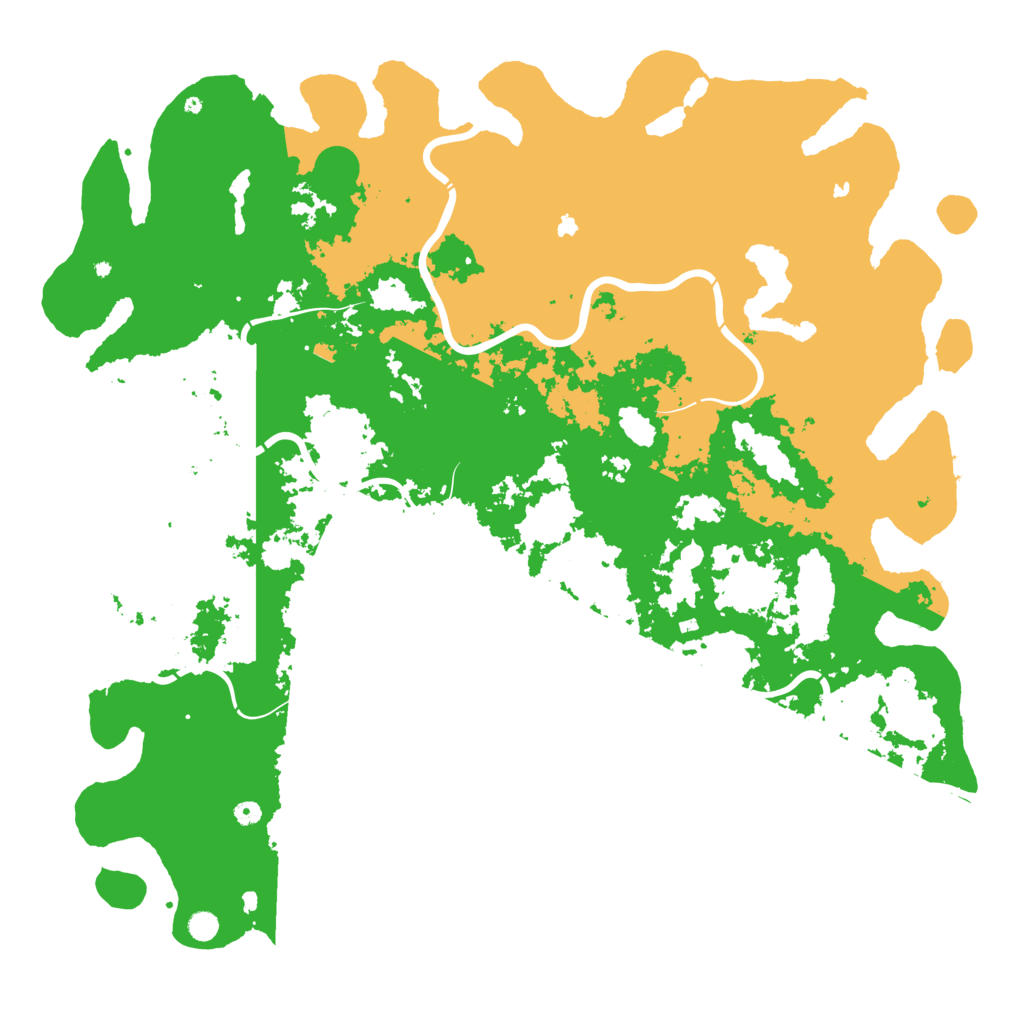 Biome Rust Map: Procedural Map, Size: 6000, Seed: 1614565281
