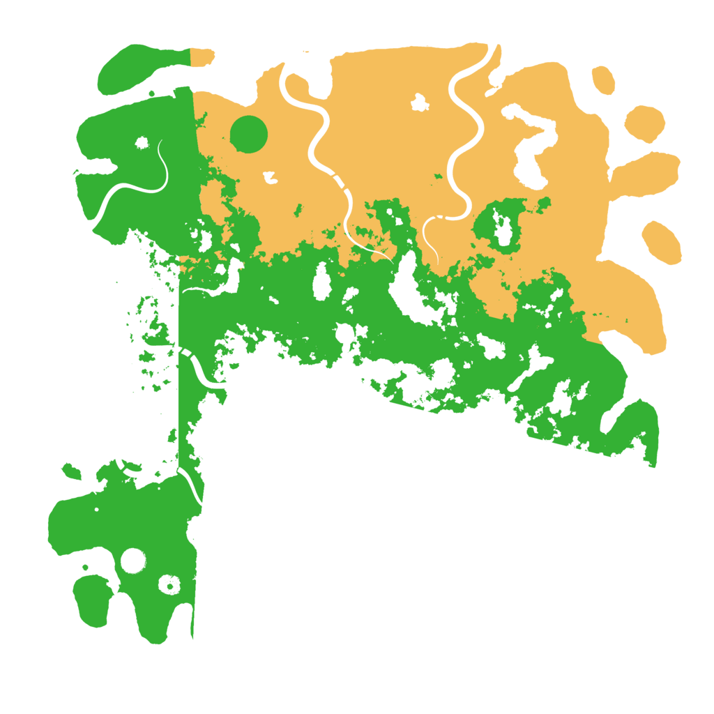 Biome Rust Map: Procedural Map, Size: 5000, Seed: 86329953
