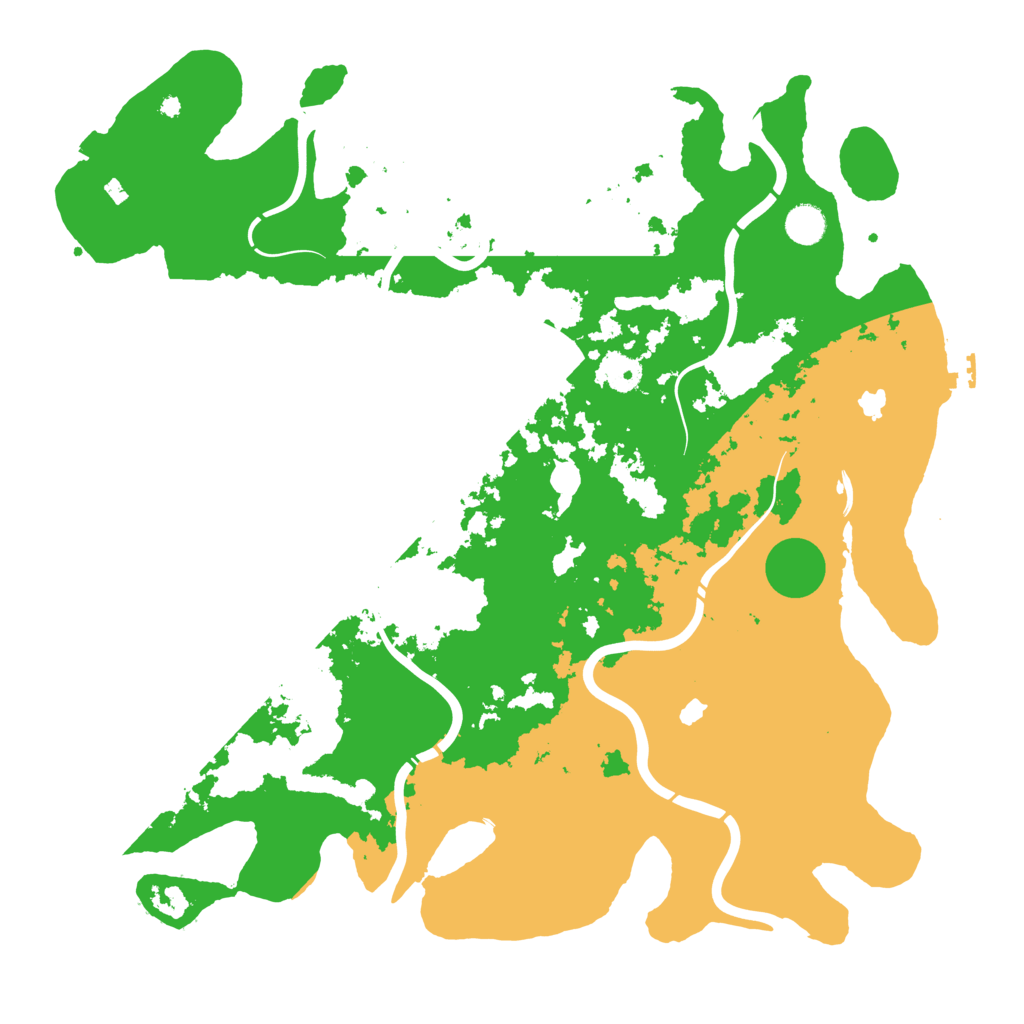 Biome Rust Map: Procedural Map, Size: 4500, Seed: 957505720