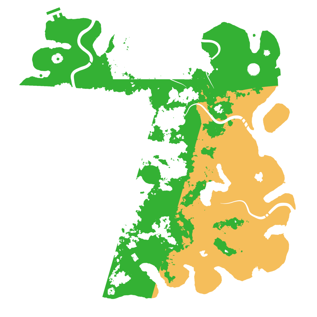 Biome Rust Map: Procedural Map, Size: 4500, Seed: 615134704