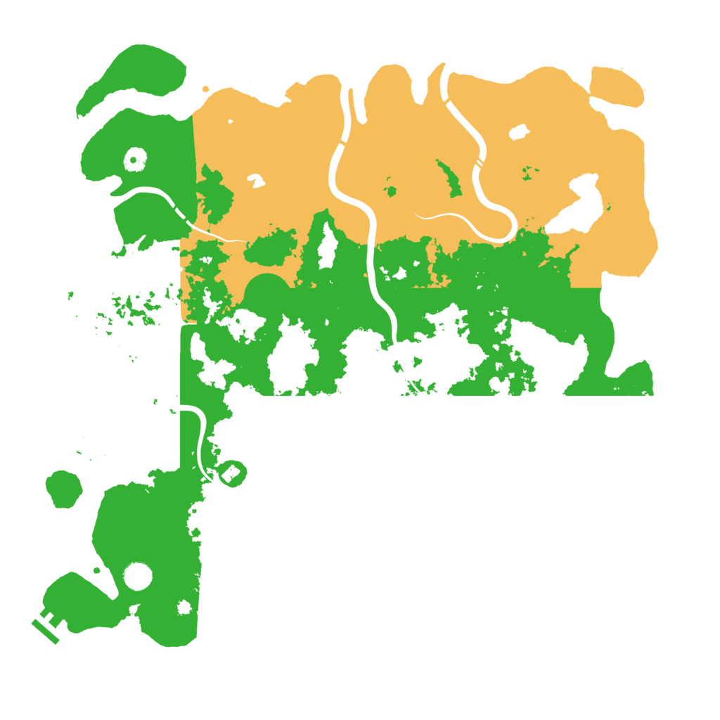Biome Rust Map: Procedural Map, Size: 4500, Seed: 1631872052