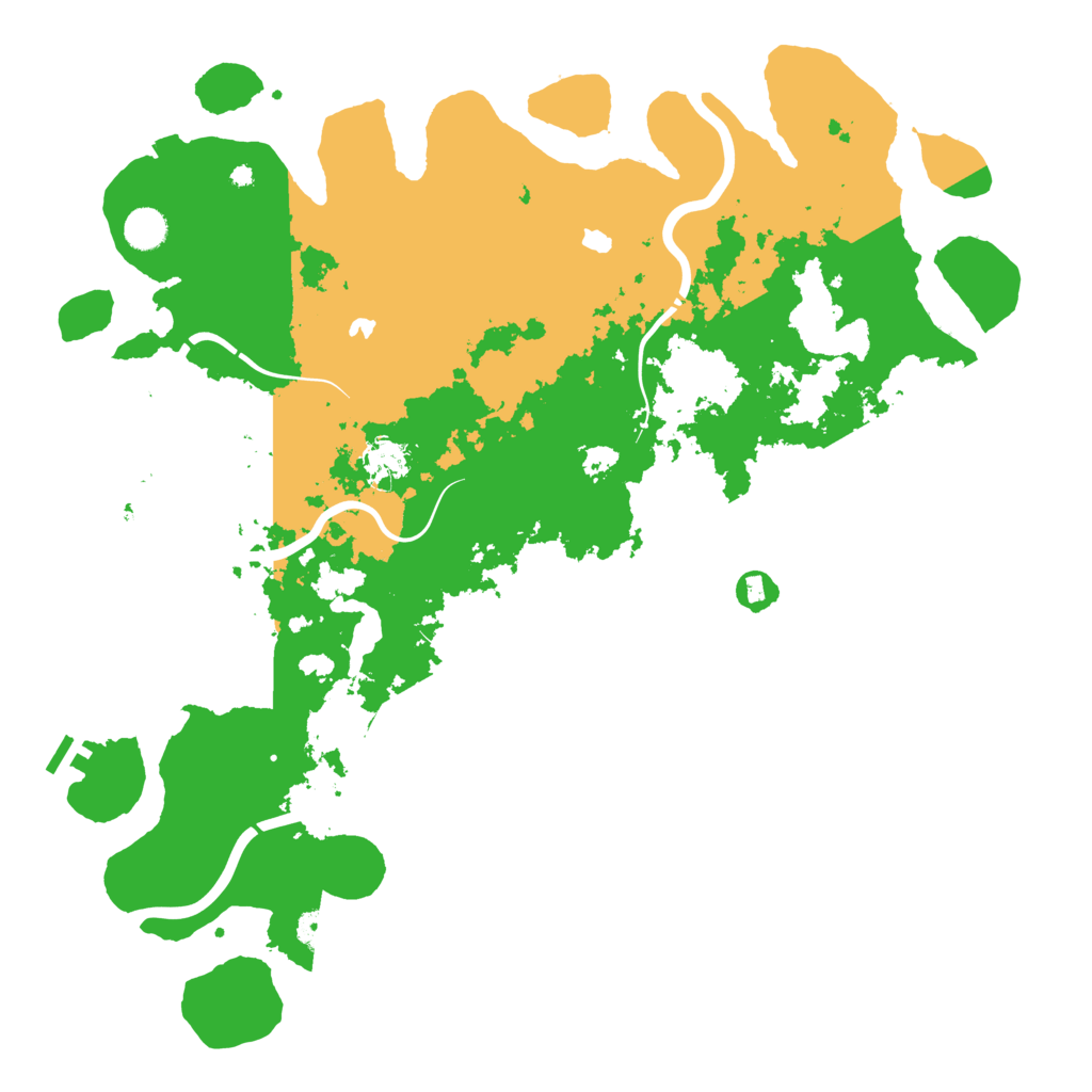 Biome Rust Map: Procedural Map, Size: 4500, Seed: 981496841