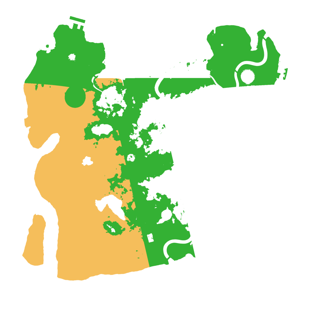 Biome Rust Map: Procedural Map, Size: 4000, Seed: 972654385