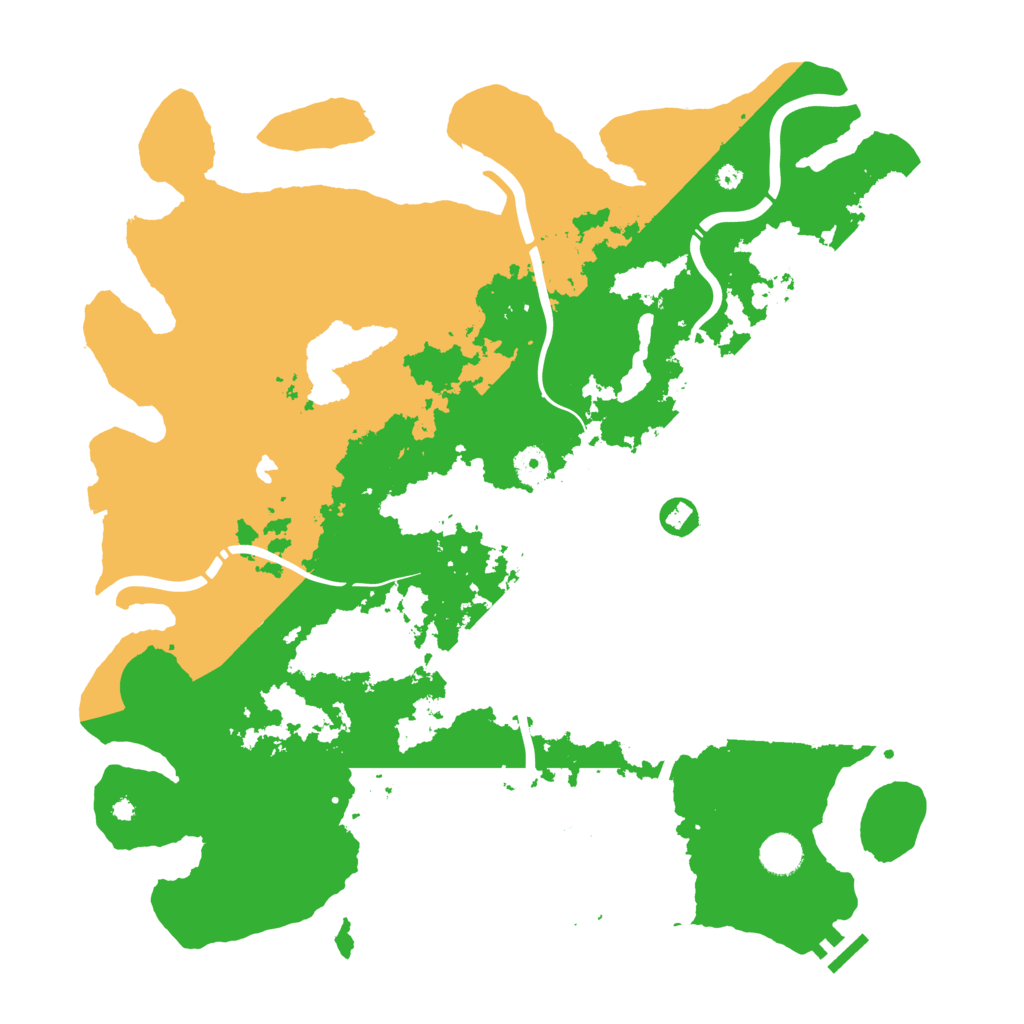 Biome Rust Map: Procedural Map, Size: 4250, Seed: 1211575081