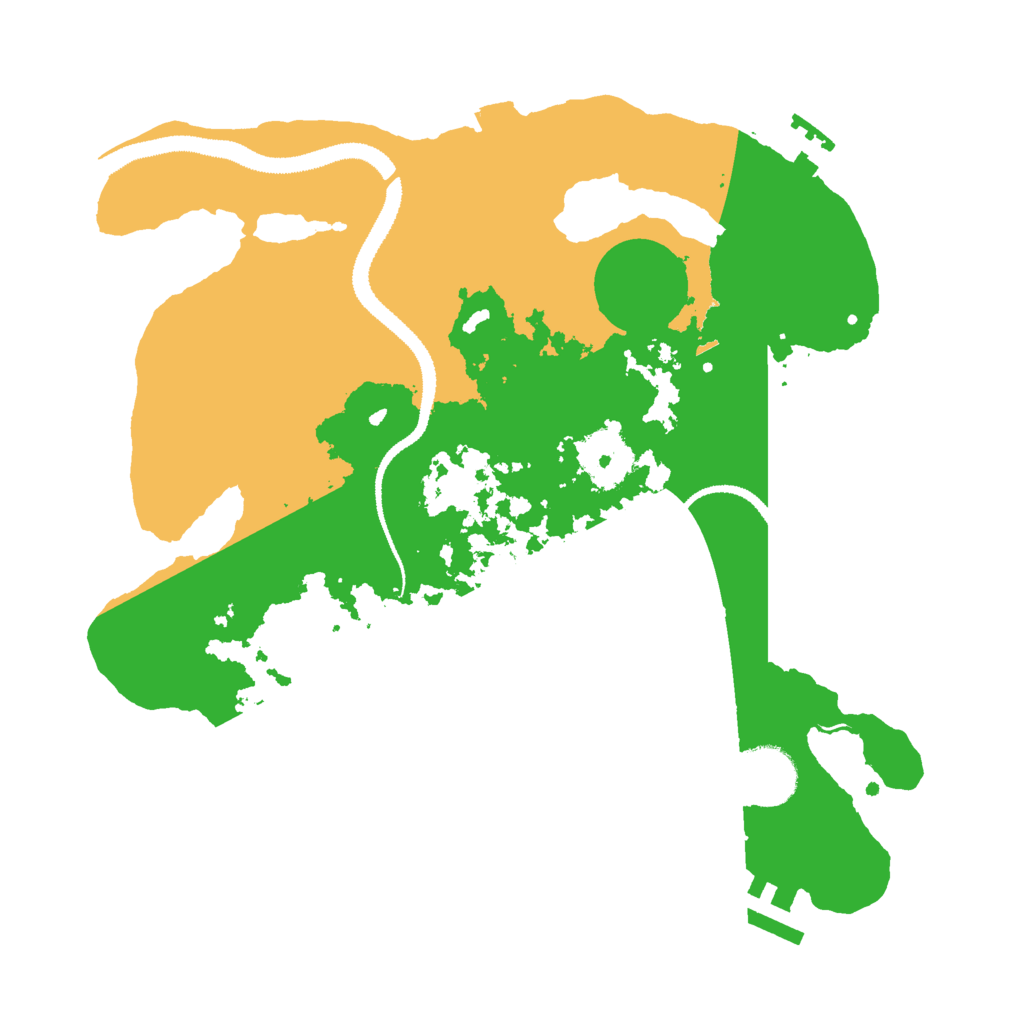 Biome Rust Map: Procedural Map, Size: 3000, Seed: 1206816132