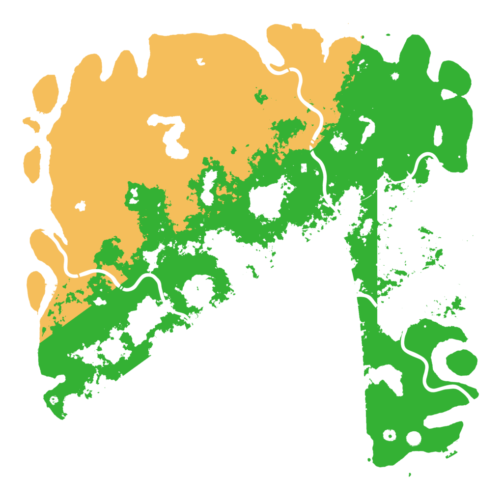 Biome Rust Map: Procedural Map, Size: 6000, Seed: 1203672930