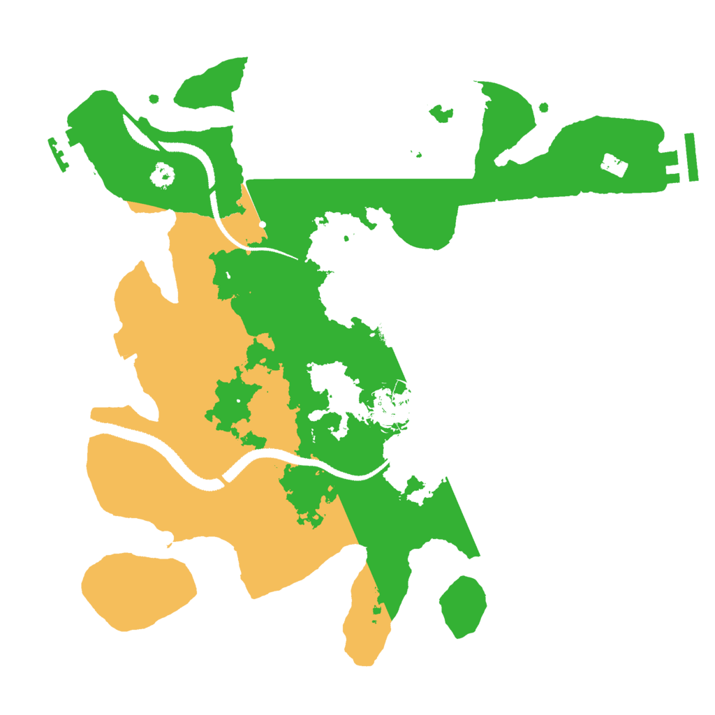 Biome Rust Map: Procedural Map, Size: 3000, Seed: 1033717294
