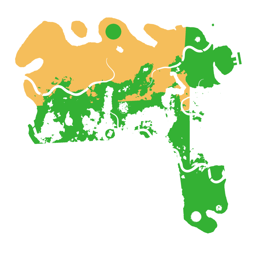 Biome Rust Map: Procedural Map, Size: 4250, Seed: 1890359124