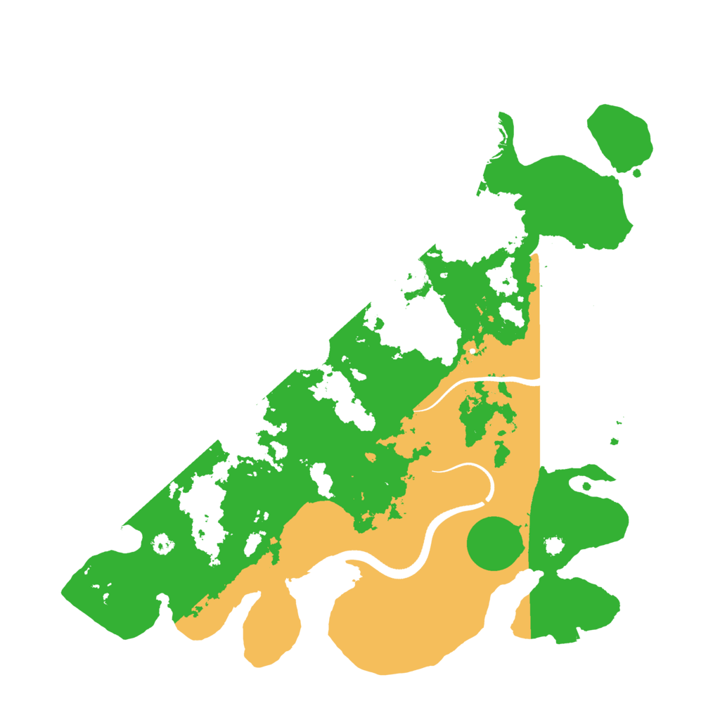 Biome Rust Map: Procedural Map, Size: 3500, Seed: 335209981
