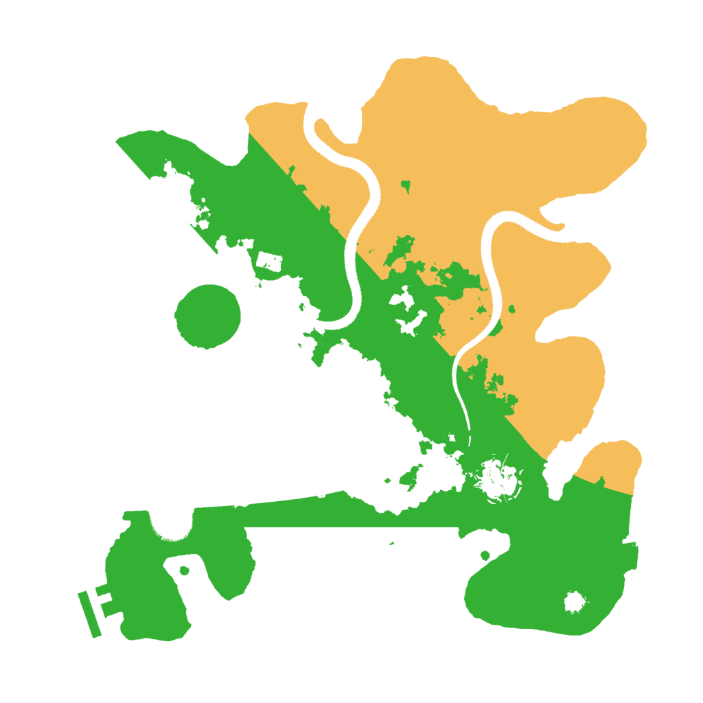 Biome Rust Map: Procedural Map, Size: 3000, Seed: 1060446338
