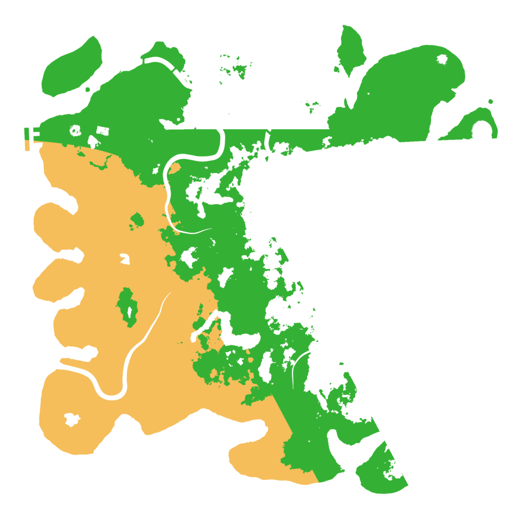 Biome Rust Map: Procedural Map, Size: 4500, Seed: 1743513822