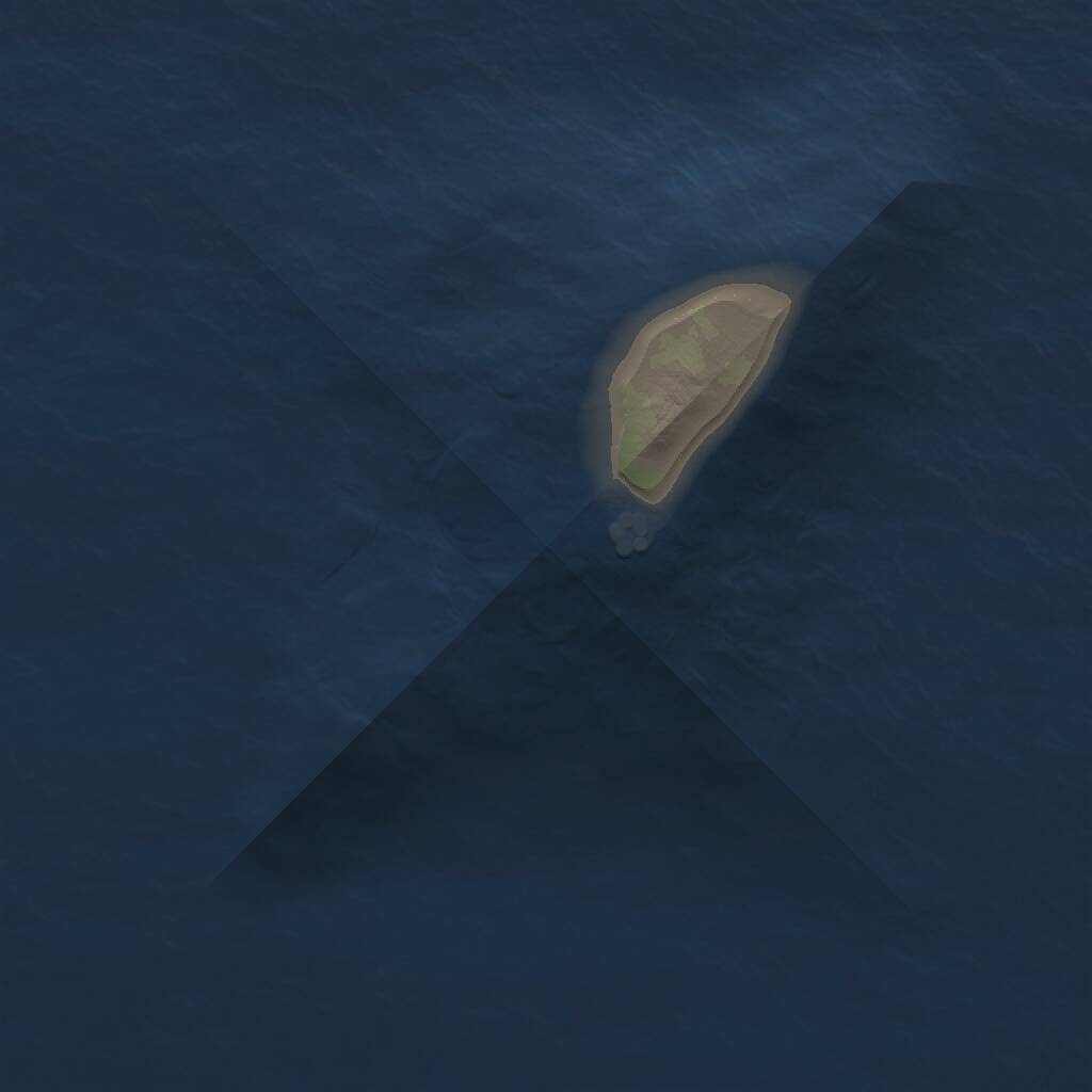 Rust Map: Procedural Map, Size: 1000, Seed: 8834021, 1 Monuments
