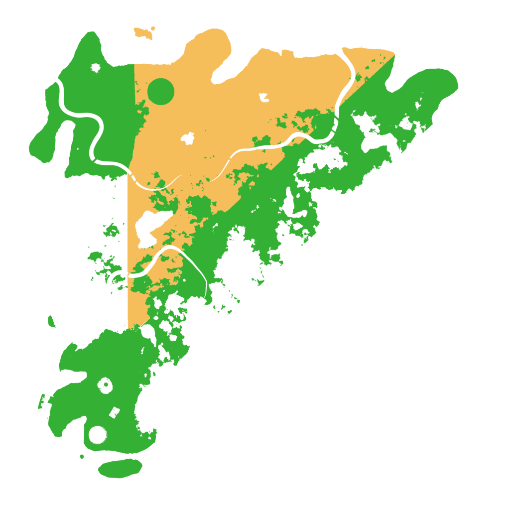 Biome Rust Map: Procedural Map, Size: 5000, Seed: 839972801