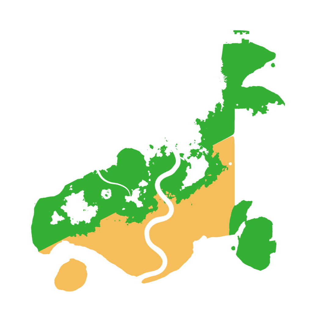 Biome Rust Map: Procedural Map, Size: 3000, Seed: 979015835