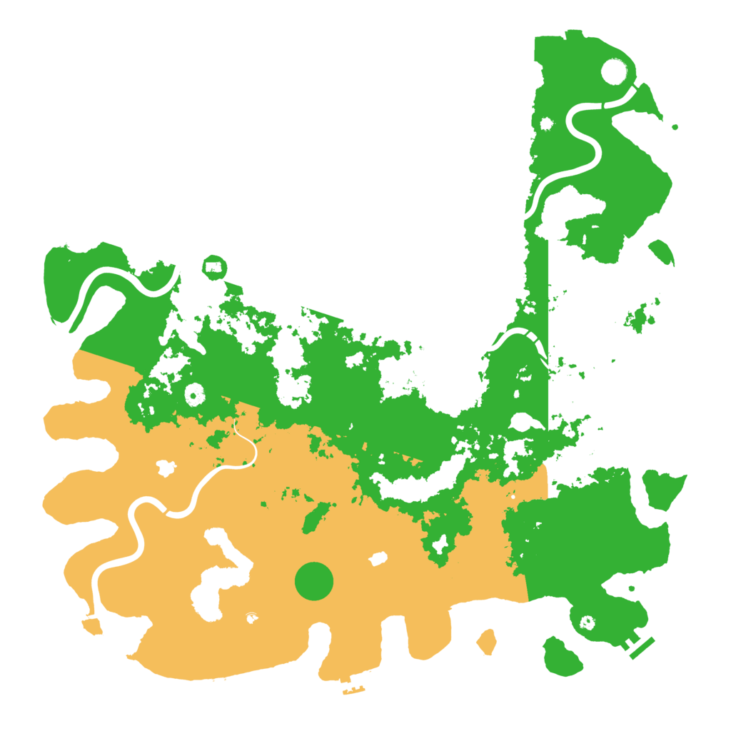 Biome Rust Map: Procedural Map, Size: 5000, Seed: 1176782703