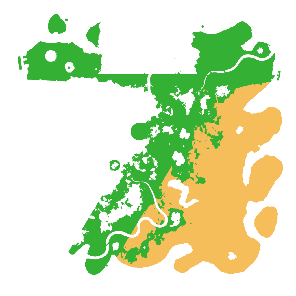 Biome Rust Map: Procedural Map, Size: 4500, Seed: 1792116127