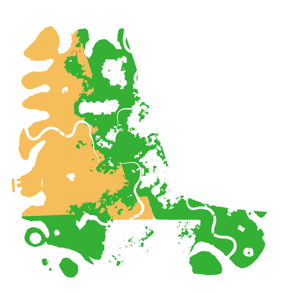 Biome Rust Map: Procedural Map, Size: 4500, Seed: 1393435870