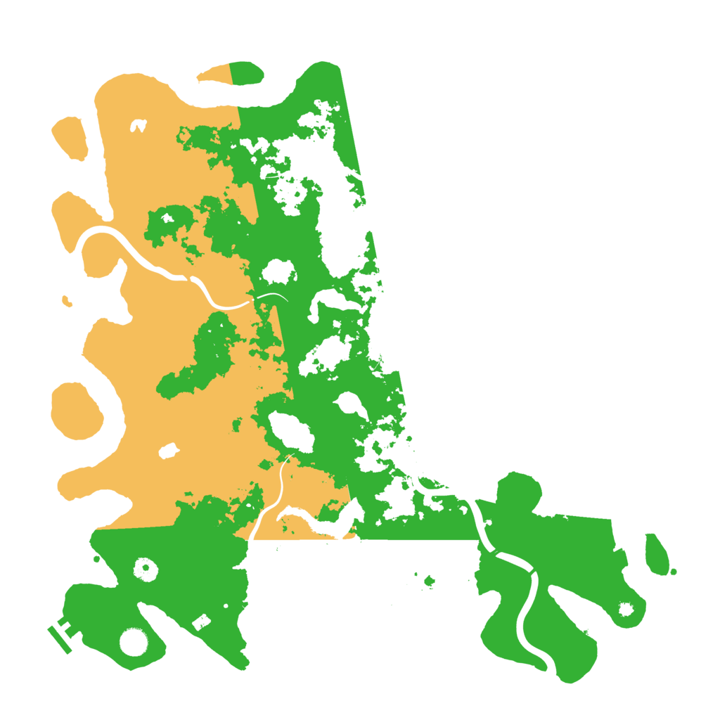 Biome Rust Map: Procedural Map, Size: 4500, Seed: 1434937716