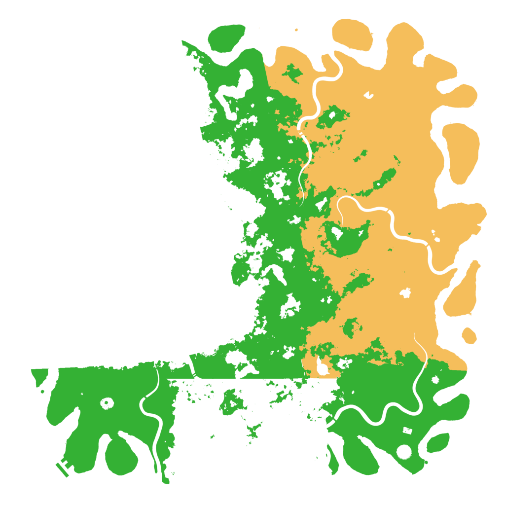 Biome Rust Map: Procedural Map, Size: 6000, Seed: 1275639560