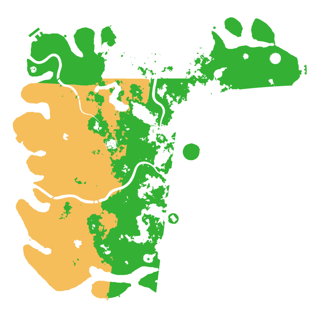 Biome Rust Map: Procedural Map, Size: 5000, Seed: 313162160