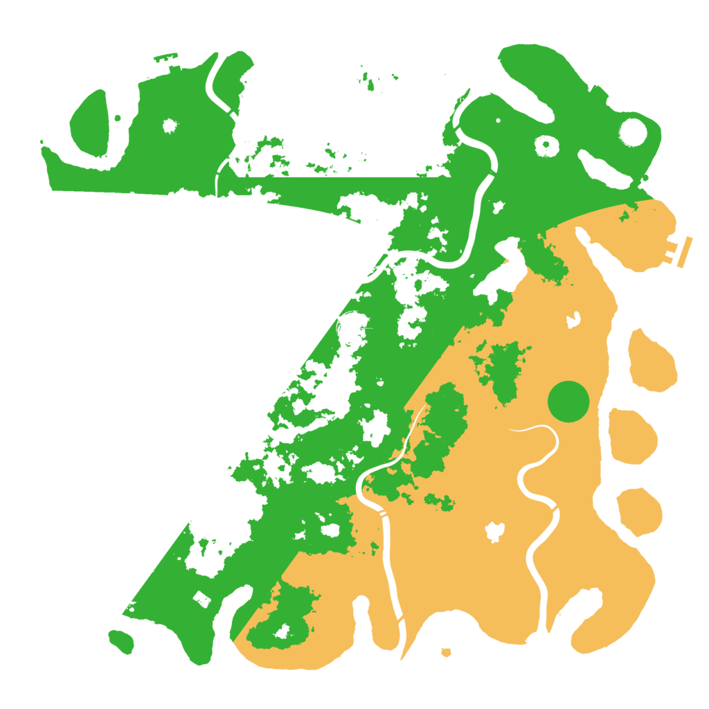 Biome Rust Map: Procedural Map, Size: 4500, Seed: 655700134