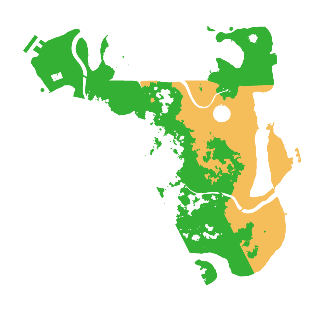 Biome Rust Map: Procedural Map, Size: 3300, Seed: 1003662057