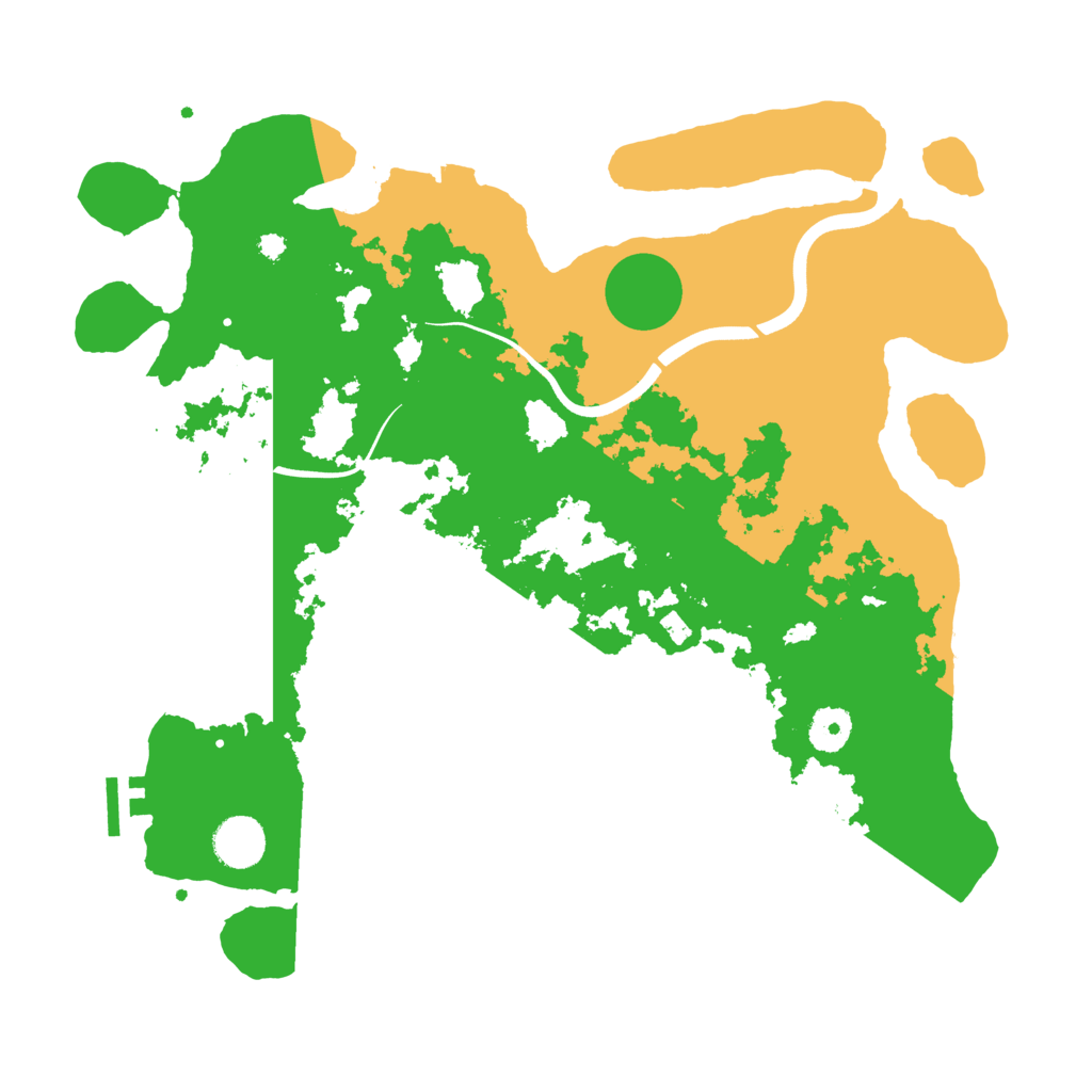 Biome Rust Map: Procedural Map, Size: 3750, Seed: 25532562