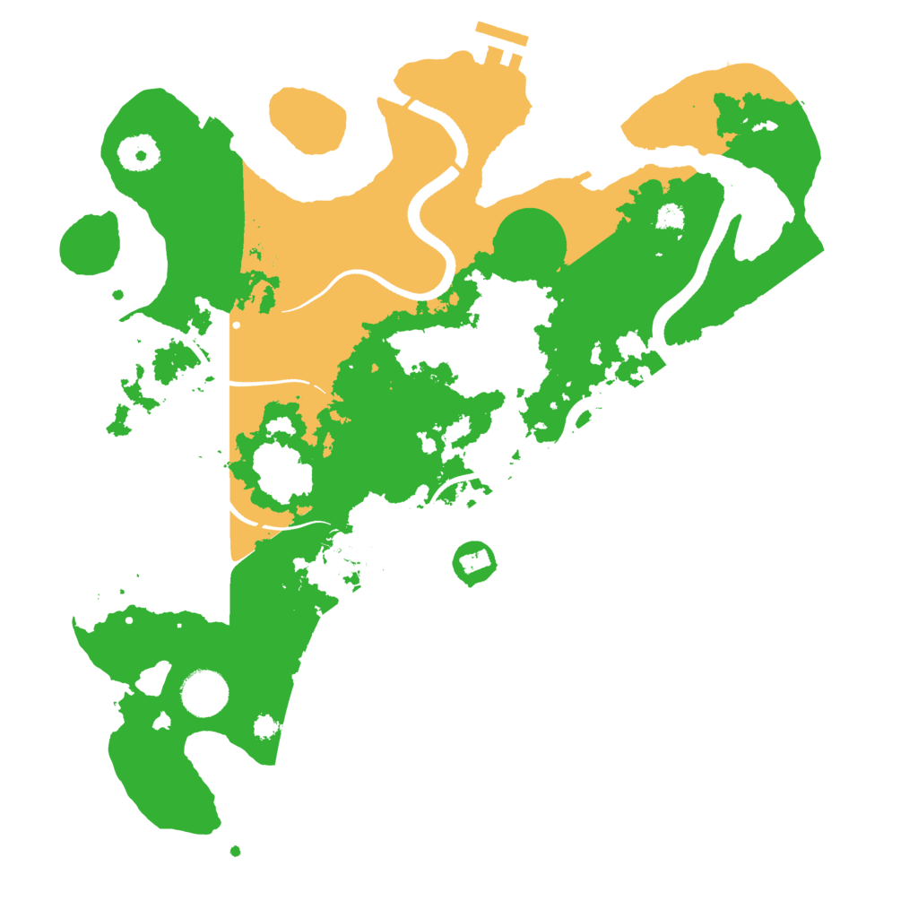 Biome Rust Map: Procedural Map, Size: 3500, Seed: 1300513904