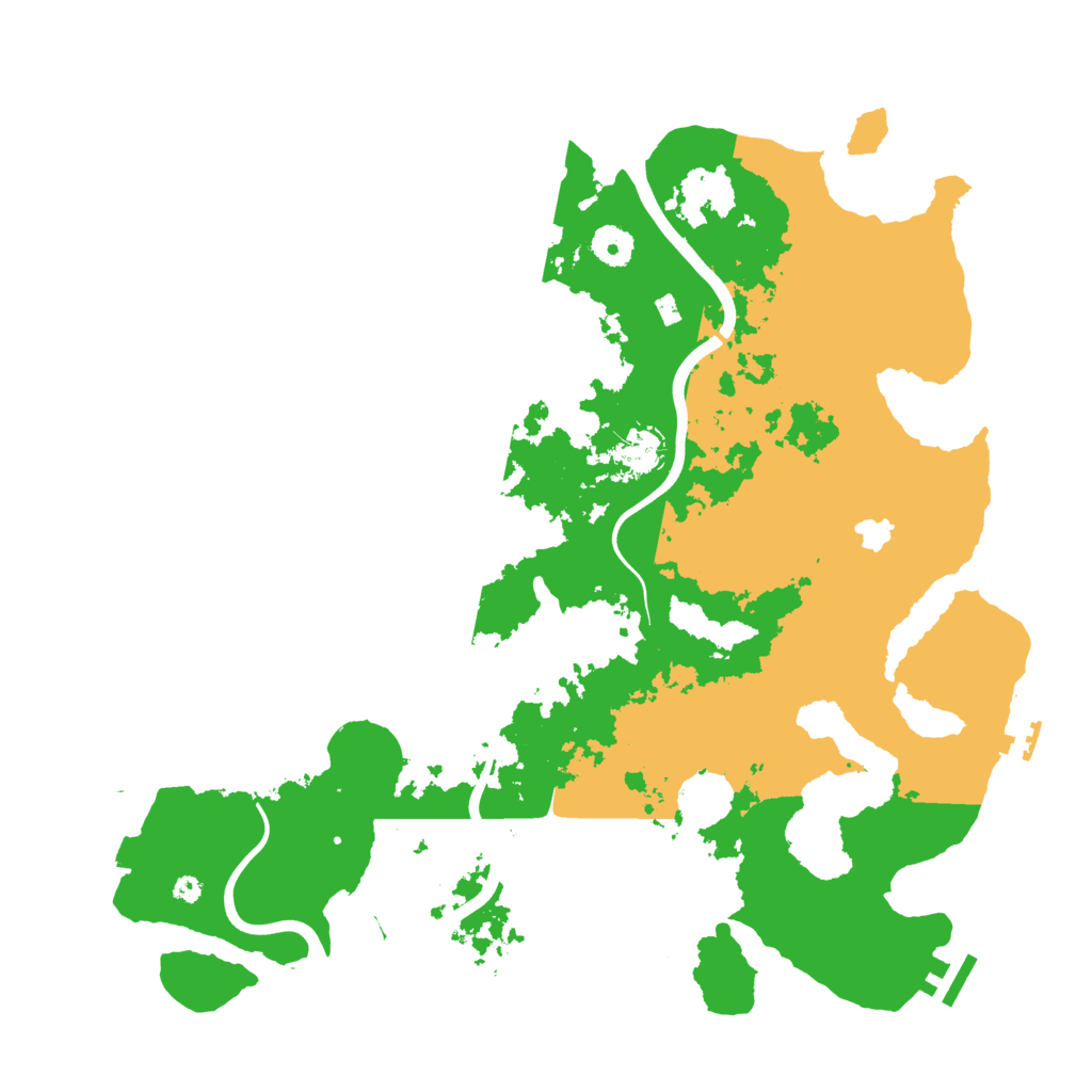 Biome Rust Map: Procedural Map, Size: 4000, Seed: 6000999