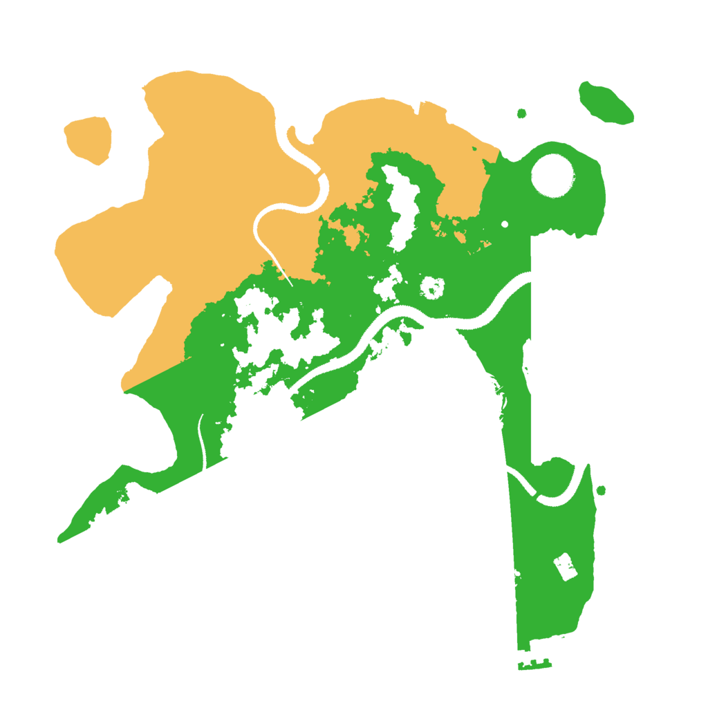 Biome Rust Map: Procedural Map, Size: 3000, Seed: 10164