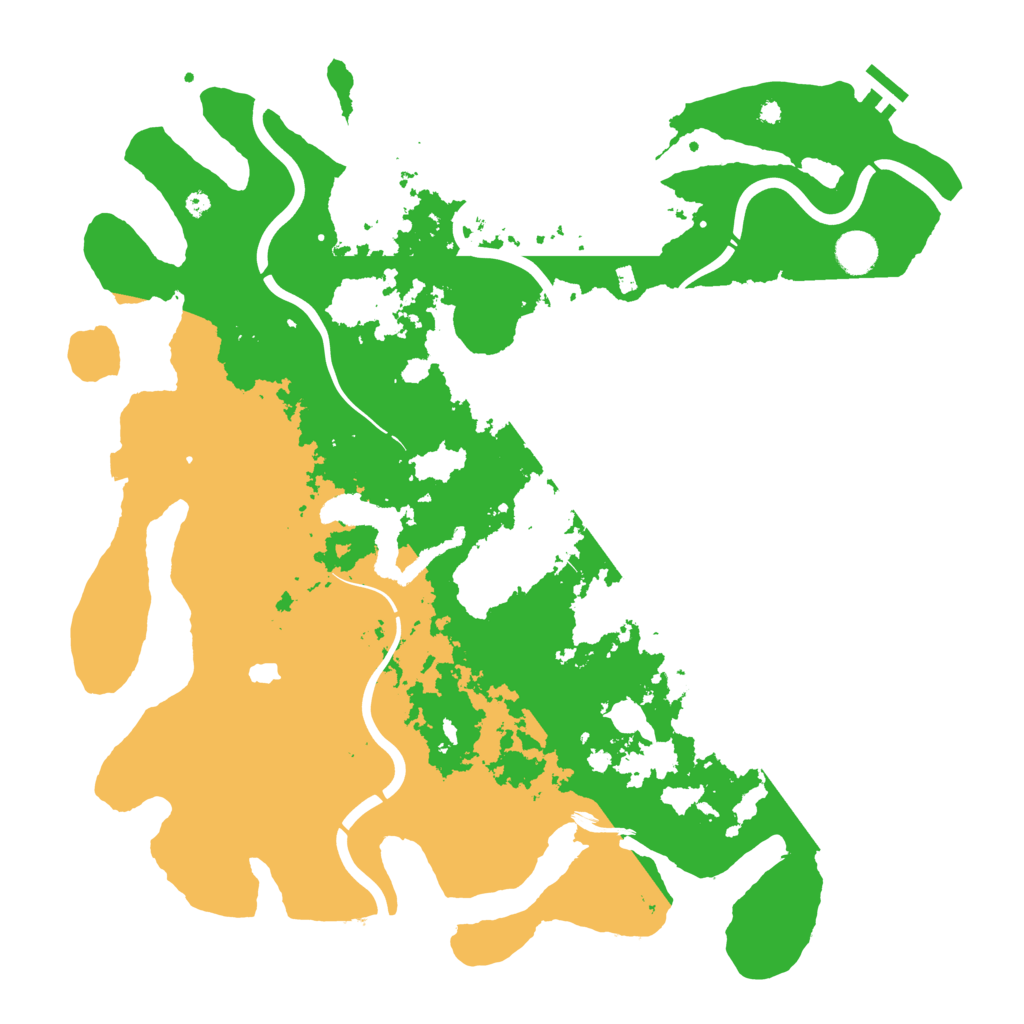 Biome Rust Map: Procedural Map, Size: 4250, Seed: 510219654