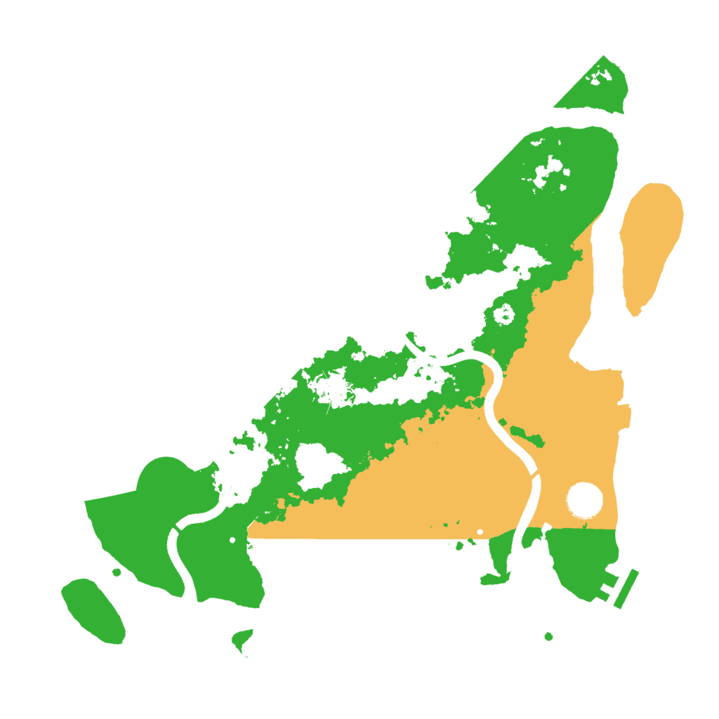 Biome Rust Map: Procedural Map, Size: 3500, Seed: 2085130133