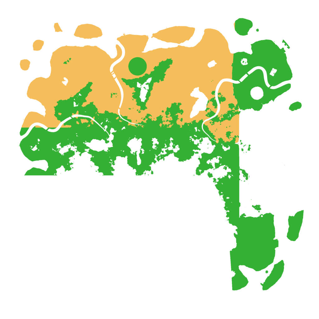 Biome Rust Map: Procedural Map, Size: 4600, Seed: 163009890