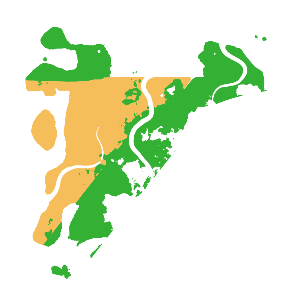 Biome Rust Map: Procedural Map, Size: 3000, Seed: 736974079