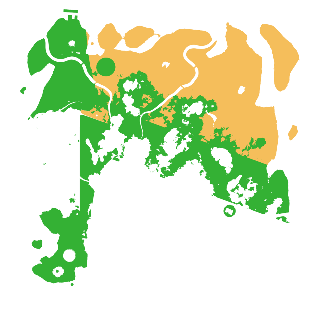 Biome Rust Map: Procedural Map, Size: 4500, Seed: 481986