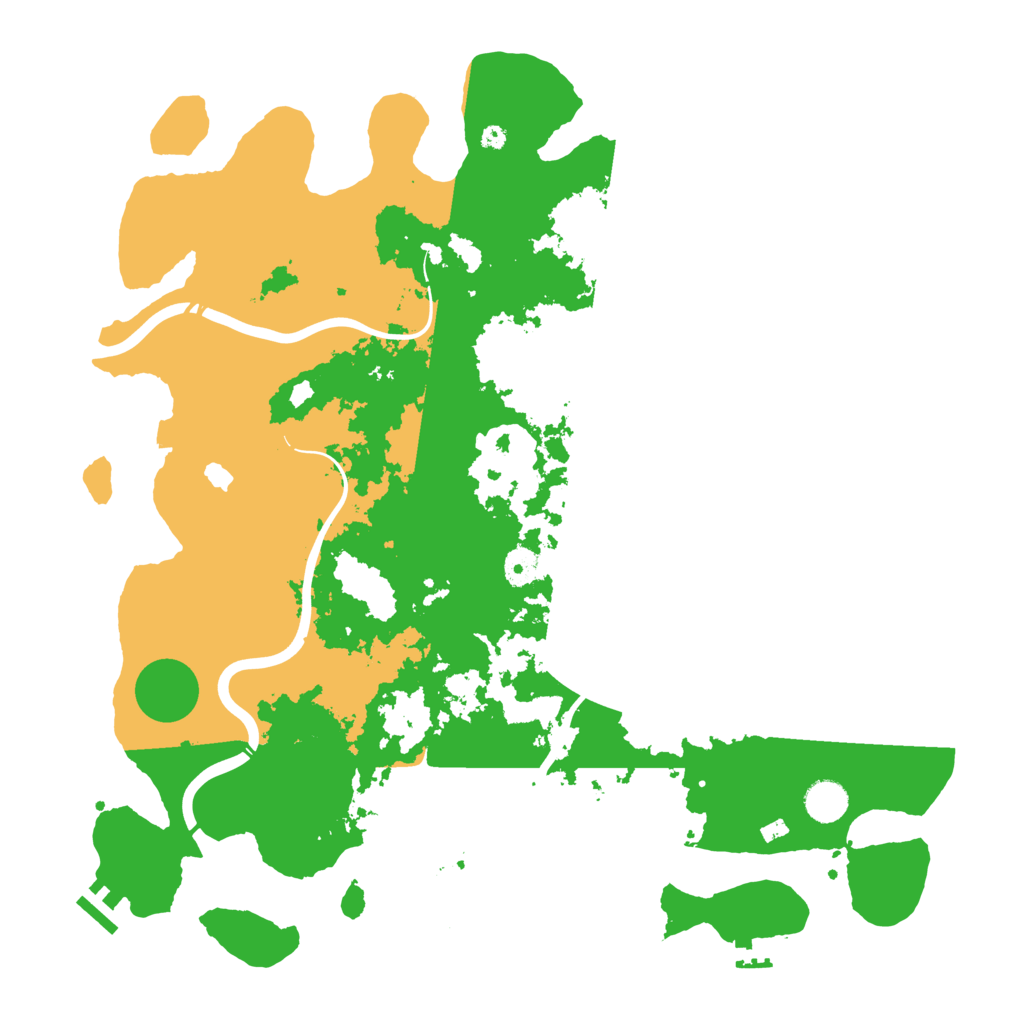 Biome Rust Map: Procedural Map, Size: 4250, Seed: 330702674